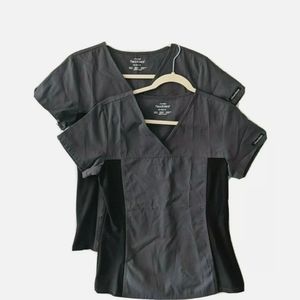 Cherokee Flexibles LOT OF 2 Scrub Tops XS